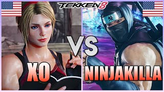 Tekken 8 ▰ XO Lidia Vs Ninjakilla Rank 2 Law ▰ Player Matches [upl. by Ailerua39]