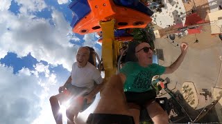 Phoenix Rising at Busch Gardens Tampa in 360°VR a 4K Experience  BampM Inverted Family Coaster [upl. by Adlitam]