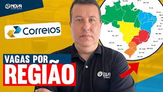 CONCURSO CORREIOS NÍVEL MÉDIO 2024 DISTRIBUIÇÃO DE VAGAS POR REGIÃO E ESTADO 🎯 [upl. by Fujio]