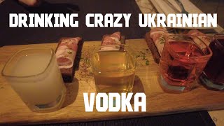 We Drink Insane Ukrainian Vodka In Tallinn [upl. by Yeltnerb]