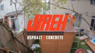 Shed Building Service  Timelapse  Jireh Asphalt amp Concrete with patiowellus [upl. by Sergias]