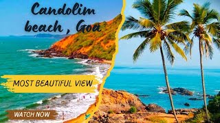 CANDOLIM BEACH GOA  BEST GOAN FOOD  NORTH GOA  TRAVEL VLOG [upl. by Ardnayek]