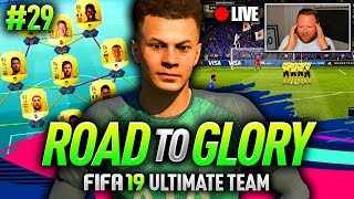 FIFA 19 ROAD TO GLORY 29  HE HAD MESSI amp RONALDO LIVE EPISODE [upl. by Rosella]