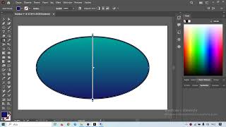 Adobe Illustrator Elipsde Degrade Anlatımları ve Ayarı [upl. by Rebeh]