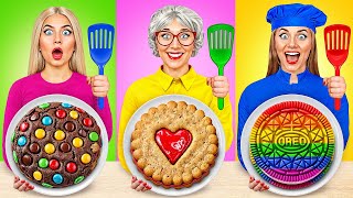 Me vs Grandma Cooking Challenge  Delicious Recipes by Multi DO Challenge [upl. by Eiboj]