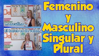 Femenino y Masculino Singular y Plural [upl. by Kielty516]