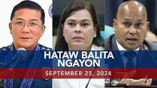 UNTV Hataw Balita Ngayon  September 25 2024 [upl. by Solon]