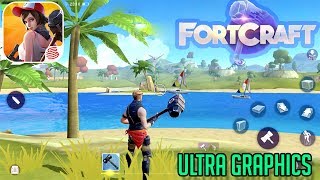 FORTCRAFT MOBILE  ULTRA GRAPHICS GAMEPLAY  iOS  ANDROID [upl. by Elik]