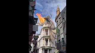 Universal Studios  Harry Potter and the Escape from Gringotts ride [upl. by Ob]