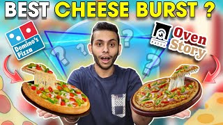 Dominos Cheese Burst vs Ovenstory Cheese Burst vs Pizza Hut Cheese Maxx  NomBom  Best Pizza Crust [upl. by Steiner79]