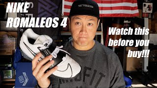 Nike ROMALEOS 4 First Impressions [upl. by Lourie352]