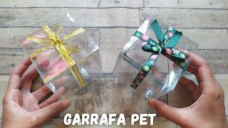 COMO FAZER CAIXINHA COM GARRAFA PET ✂️ RECICLAGEM [upl. by Nerine]