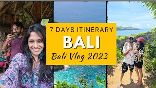 Bali 7 days Itinerary  Bali travel guide for an unforgettable Bali Trip  Bali Vlog 2023 [upl. by Latt]