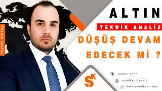 ALTIN ANALİZİ DÜŞÜŞ DEVAM EDECEK Mİ [upl. by Afital]