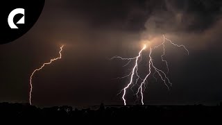 1 Hour Rain and Thunderstorm Sounds For Focus Relaxing and Sleep ⛈️ Epidemic ASMR [upl. by Gold]