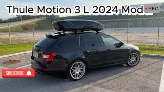 Thule Motion 3 L on Skoda Octavia 3 kombi thule skoda cars [upl. by Lilithe]