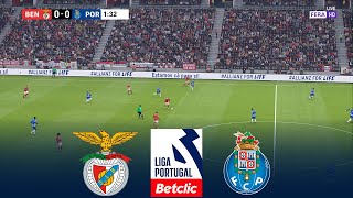 EM DIRETO 🔴 BENFICA vs PORTO  Liga Portugal Betclic 20242025  Full Match  FL 2025 Gameplay [upl. by Gytle]