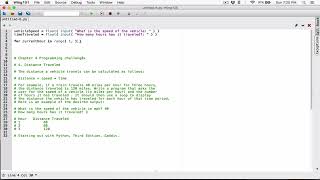 44 Distance Traveled  Python [upl. by Dorelia]
