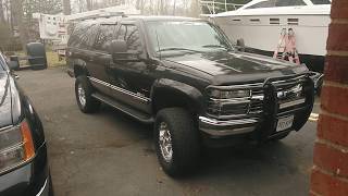 1999 k2500 454 74 chevy suburban [upl. by Nutter639]