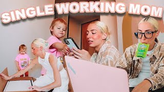 SINGLE WORKING MOM DITL 👶🏼✨ I GOT A NANNY [upl. by Cock493]