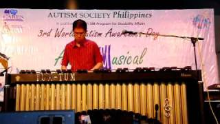 Filipino child prodigy marimbist with autism [upl. by Pascoe]