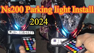 NS200 Parking Light Install 2024  Parking light Ns200 NS LOVER [upl. by Euqinoj]