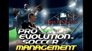 Pro Evolution Soccer Management  PS2 Gameplay [upl. by Eignav]