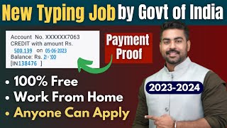 New Typing Job by Government  Earn 200 Per Page  Translation Job  Work From Home Job 2023 [upl. by Hoffarth]