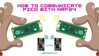 Wirelessly Connecting Raspberry Pi Picos with NRF24 Modules Arduino IDE Tutorial [upl. by Hach]