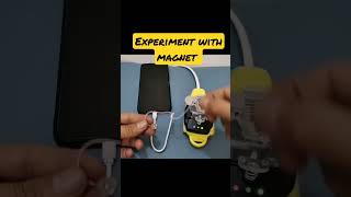 Experiment with magnet of charging chidiyadigital watchsajan dj Motor [upl. by Malita476]