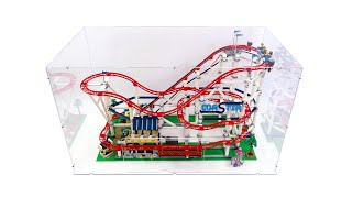 Acrylic Display Case for LEGO 10261 Roller Coaster with LiftUp Door Access [upl. by Swinton]