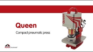 PLASTGrommet  Queen Compact pneumatic eyelet machine [upl. by Ahtnamys]