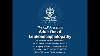 United Leukodystrophy Foundation Adult Onset Leukoencephalopathy [upl. by Navis284]