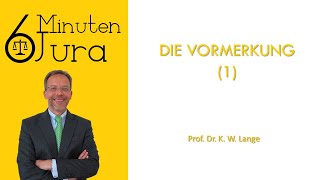 Die Vormerkung 1 [upl. by Tim370]