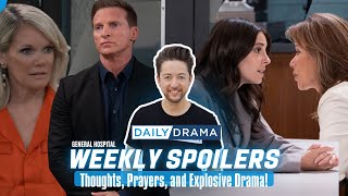 General Hospital Weekly Spoilers Thoughts Prayers and Explosive Drama [upl. by Megen995]