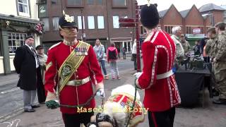 Mercian Regiment Freedom of Town Parade Kidderminster 2014 [upl. by Erdnassak]