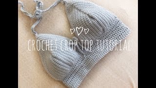 CROCHET BRALETTE TUTORIAL for bigger chest [upl. by Fransen]