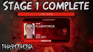 Stage 1 of the Blood Moon Event COMPLETE  Phasmophobia [upl. by Ennailuj655]