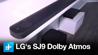 LGs SJ9 Dolby Atmos soundbar packs a big audio punch in a small package [upl. by Rednal]