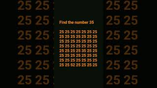 find the number 35 [upl. by Ledif778]