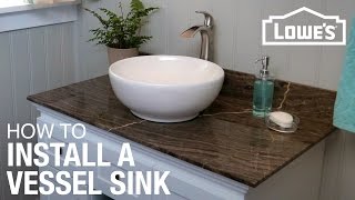 How to Install a Vessel Sink [upl. by Hidie643]