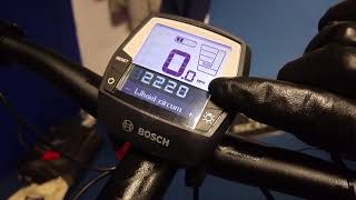 Adjust shimano xt di2 in Bosch electric bike 2017  intuvia display [upl. by Assilac]