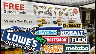 Black Friday BOGO Sales at Lowes [upl. by Boser]