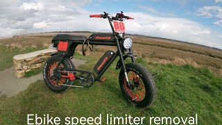 Ebike Speed Limiter Removal Unlock Full Speed No Tools or Software Needed [upl. by Alden]