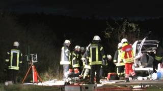 Erneut schwerer Unfall am Zechenring in Ratheim [upl. by Leo899]