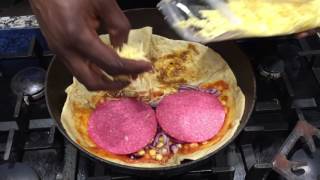 Roti calzone  Vlog 2 recept klik op meer weergevenshow more [upl. by Gerianna]