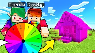 JEDEN KOLOR CHALLENGE  Minecraft  CZOKO I NALI [upl. by Raab]