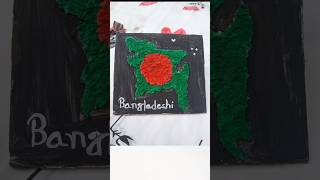 Bangladesh manchitra tissue paper art 🇧🇩🇧🇩 art artandcraft [upl. by Niwdog]