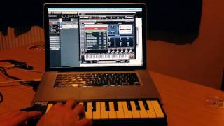 Akai LPK25 Making a Beat and Review [upl. by Hanid92]