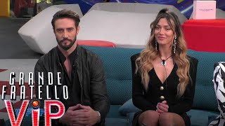 Grande Fratello VIP  Il bacio tra Alex Belli e Soleil Sorge [upl. by Adler]